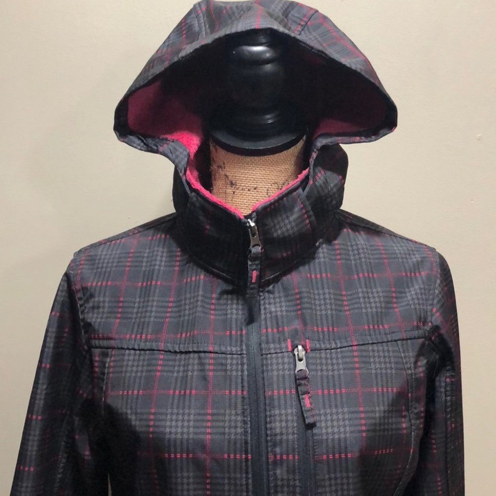 {Free Country} Plaid Fur Lined Hooded Jacket - Picture 6 of 9